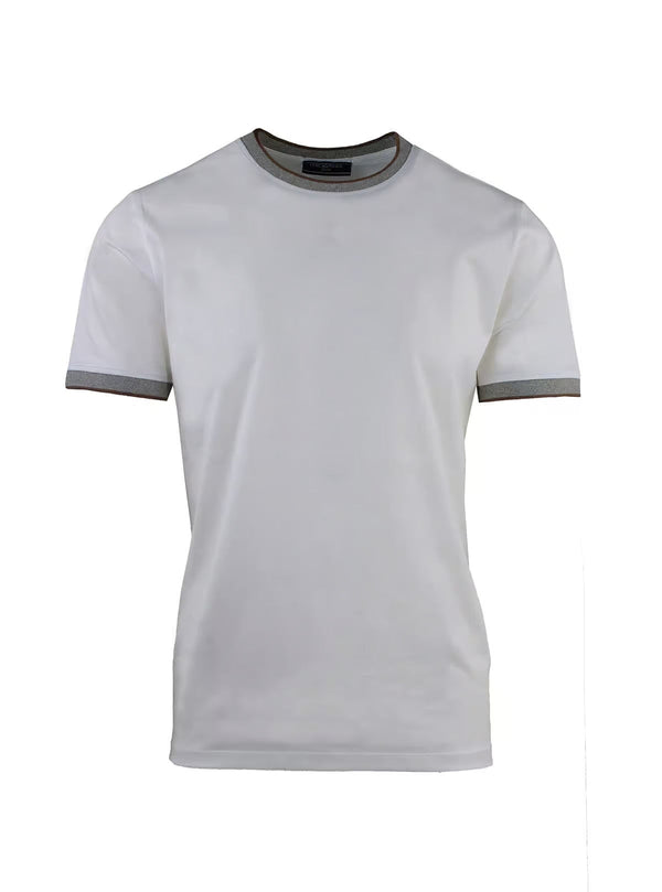 SHORT SLEEVE T-SHIRT IN MERCERIZED FABRIC