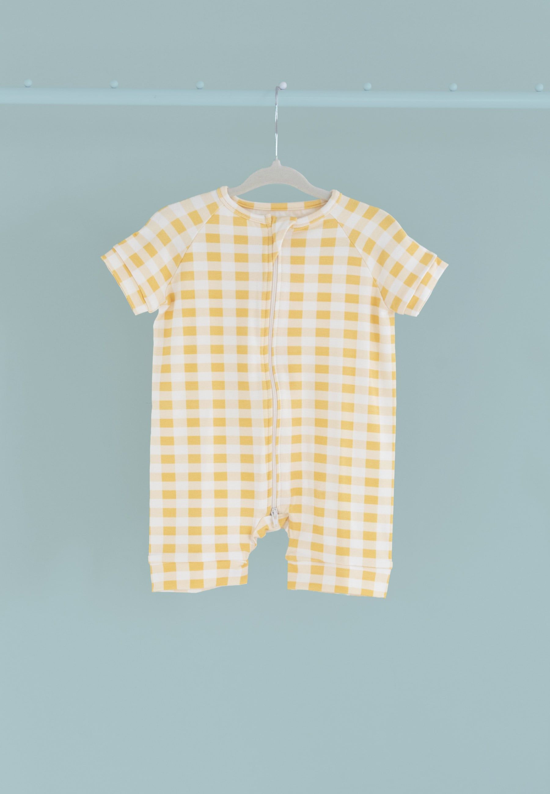 Tutina con zip in bambù - Sunshine - Palloncino blu