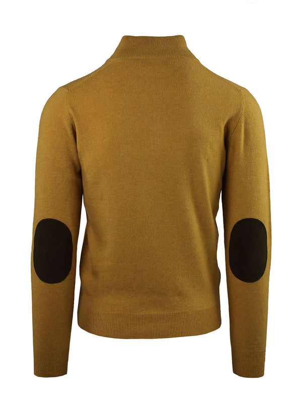 SERAFINO ZIP IN CASHMERE BLEND WITH ALCANTARA PATCHES