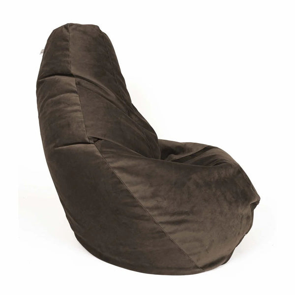 SESSANTOTTO 68 VELVET, Velvet Bean Bag Pouf L Removable Cover