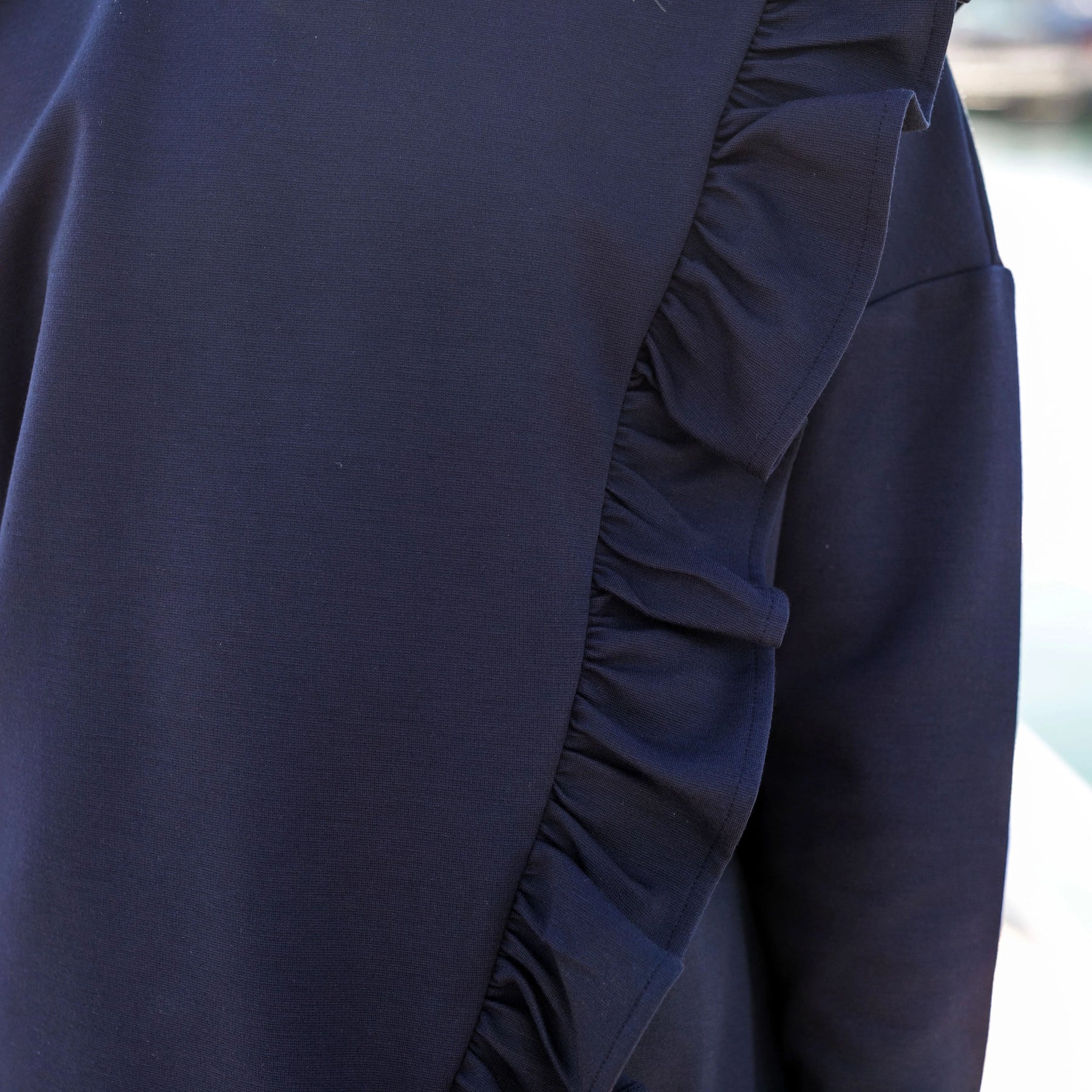 MAGLIA BLU CON FRAPPE