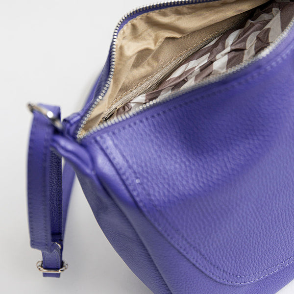 FABIA - Wisteria Leather Shoulder Bag