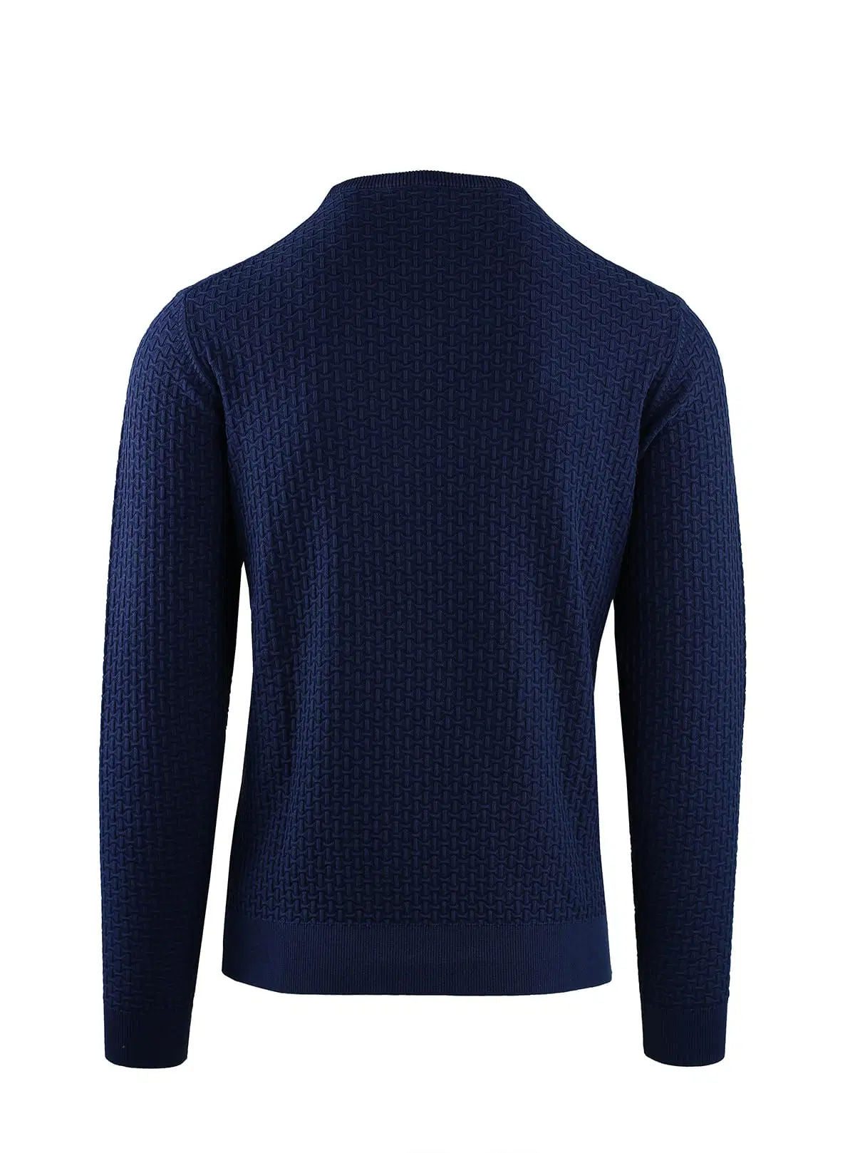 CREW NECK LONG SLEEVE WITH DÉLAVÉ EFFECT DIAMOND WORKMANSHIP