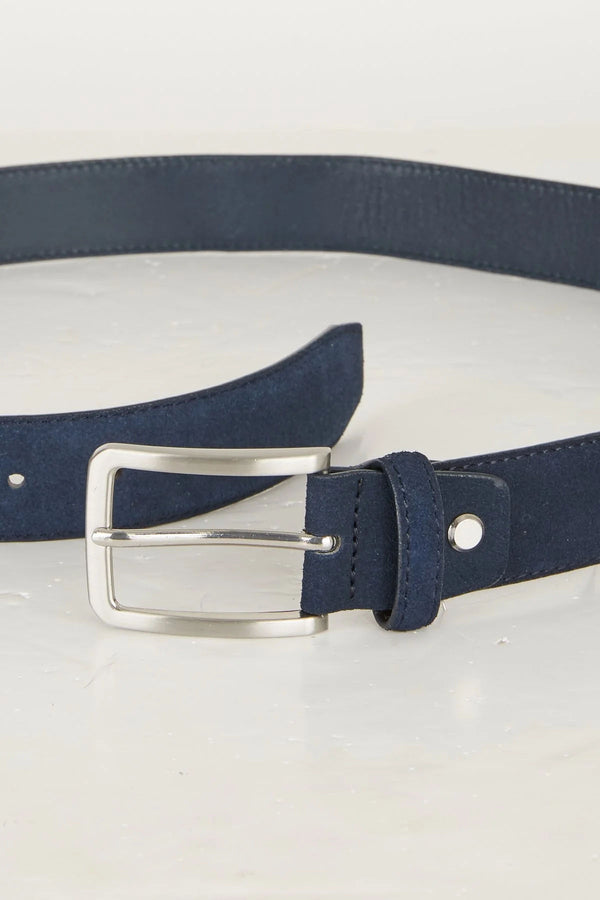 Suede belt