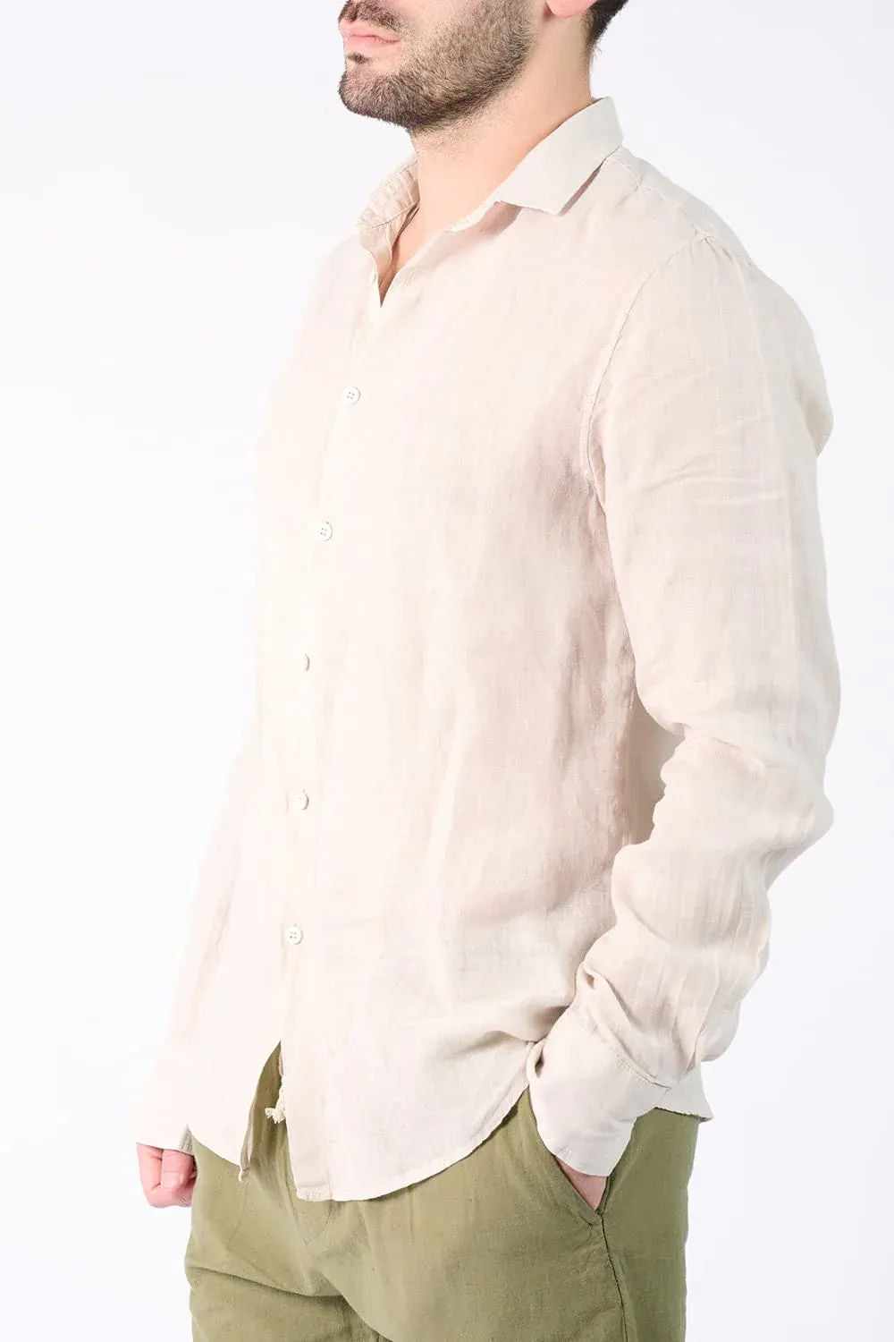 Camicia Uomo Lino