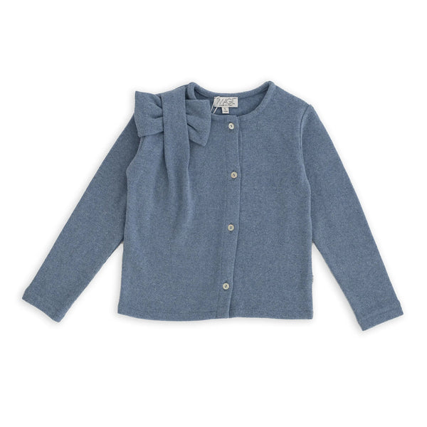 CARDIGAN WITH SHOULDER BOW DETAIL