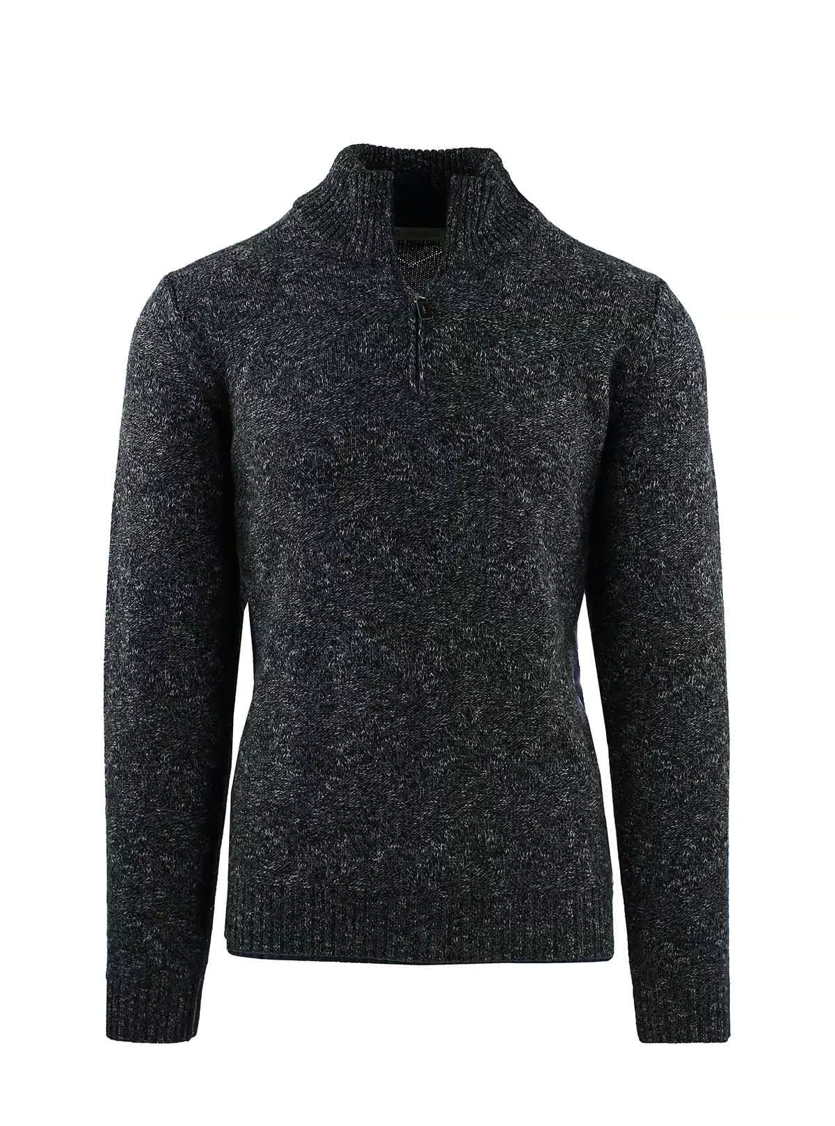 SERAFINO ZIP WITH ZIG ZAG WORKMANSHIP