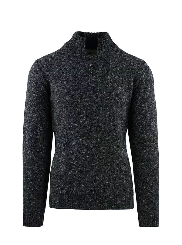 SERAFINO ZIP WITH ZIG ZAG WORKMANSHIP
