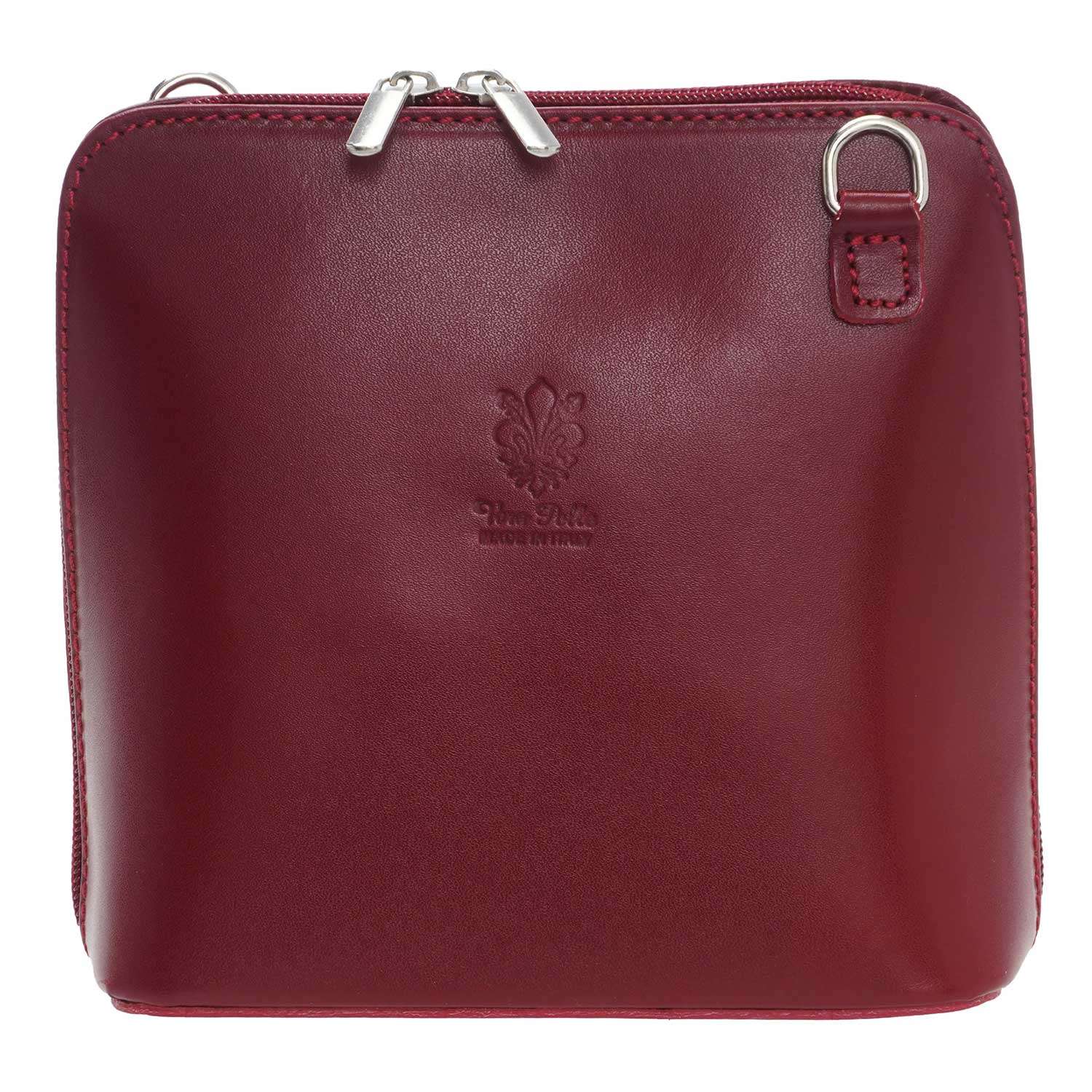 Unisex Leather Shoulder Bag - 17 x 17 x 9 Cm - 133 