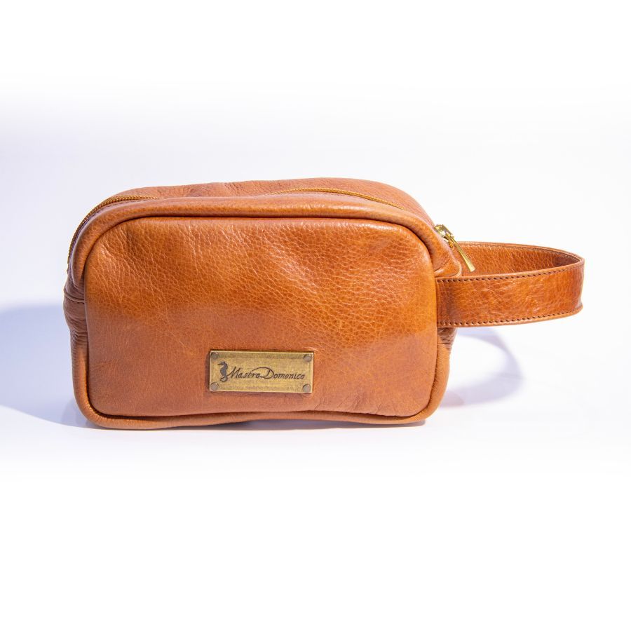 MastroDomenico Leather Clutch - Edvard Munch