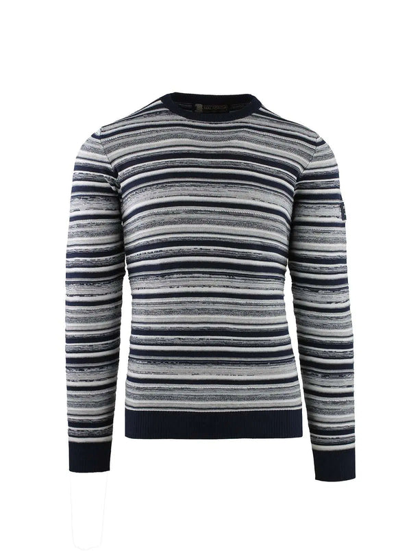 STRIPED CREW NECK
