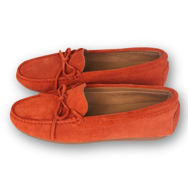 MastroDomenico Women's Handmade Moccasins - Essonite