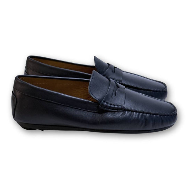 MastroDomenico Men's Handmade Moccasins - Moissanite Notte 