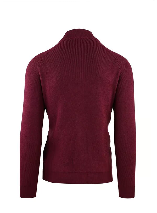 GIUBBINO CON ZIP LAVORAZIONE A MAGLIA INGLESE