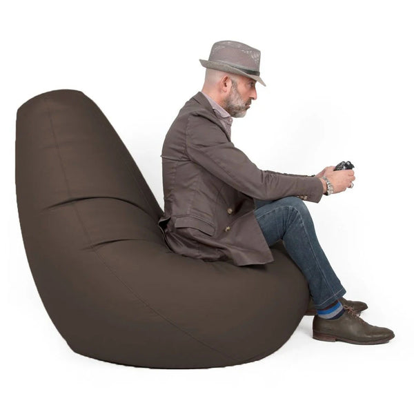 SESSANTOTTO 68 ECO, XXL Removable Eco-Leather Bean Bag Chair