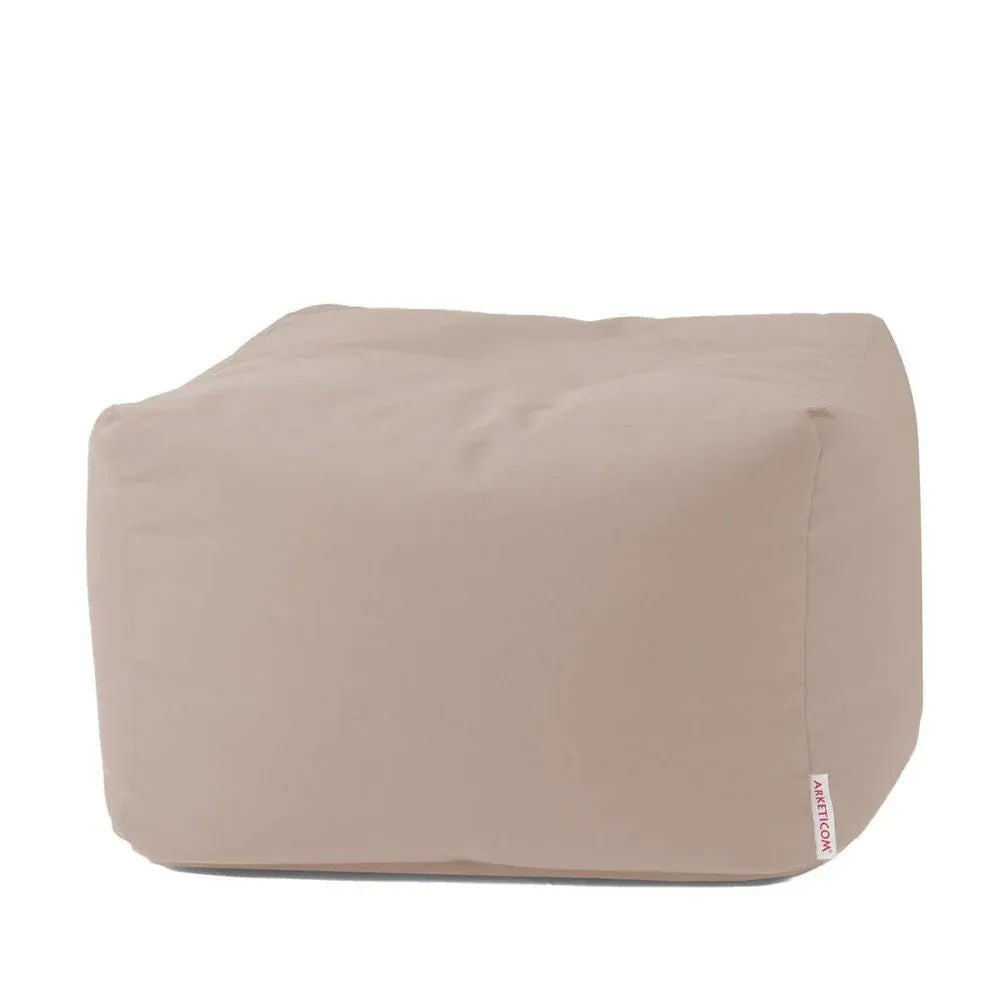 SOFT CUBE 60, Pouf Sacco per Esterni Sfoderabile 60x60 h42