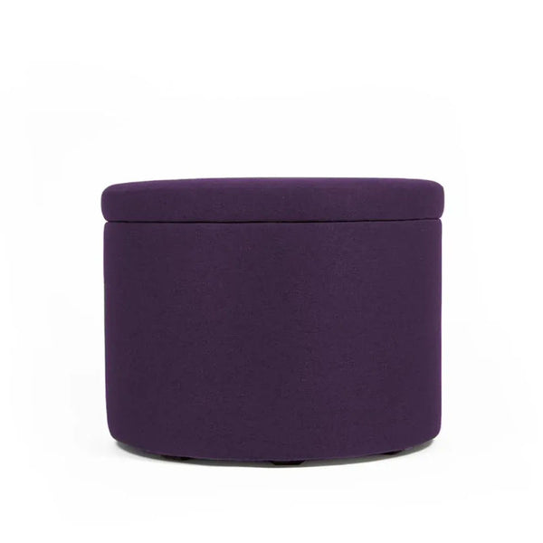 PANDORA 50 ROUND TEX, Pouf Contenitore Tessuto Rotondo 50 h42