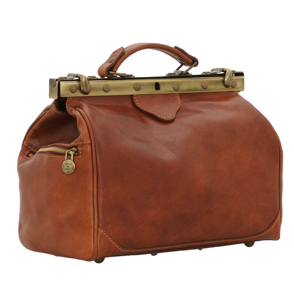 Unisex Leather Work Bag - 45 x 35 x 20 Cm - 2005 