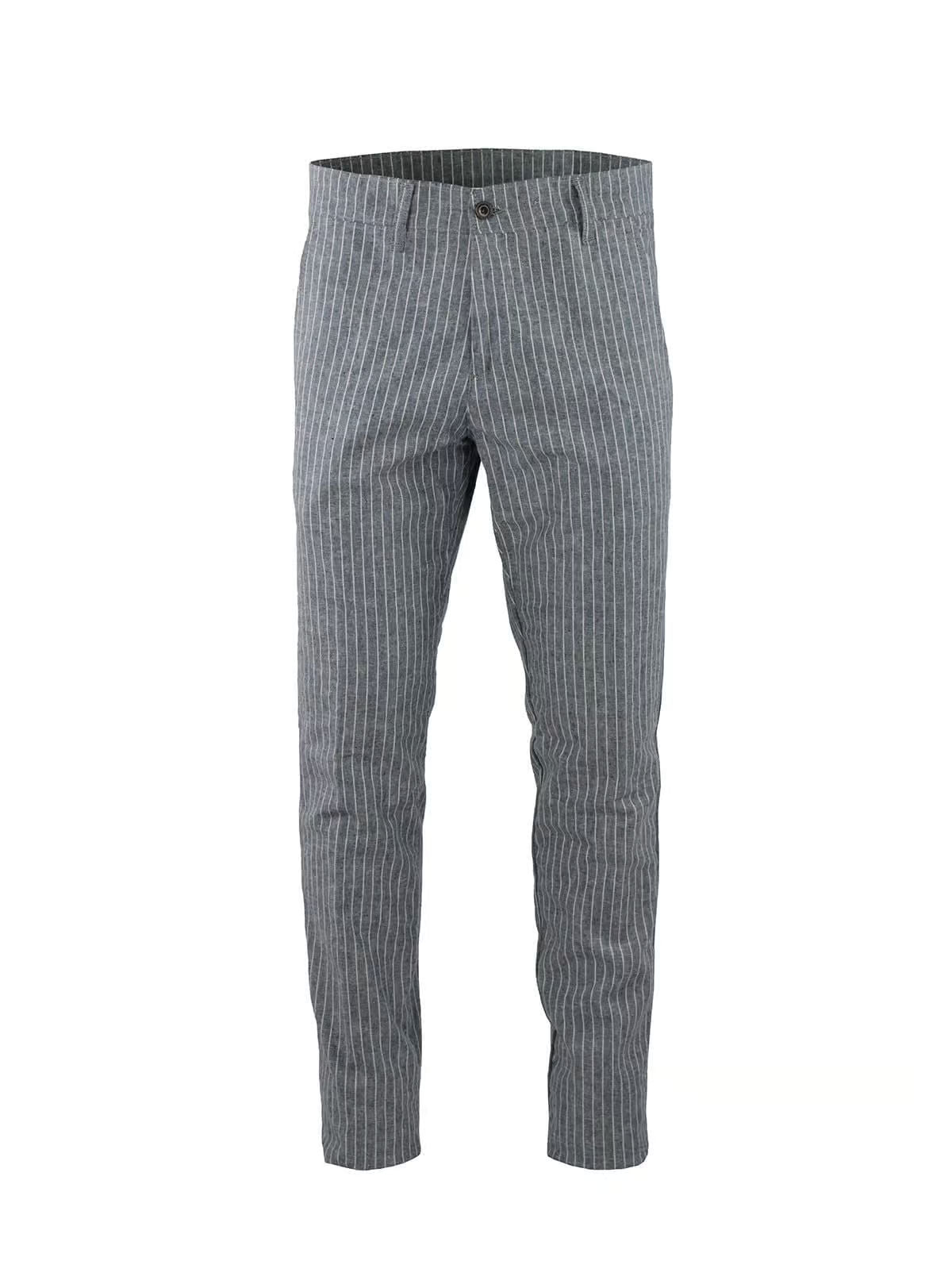 PINSTRIPED TROUSERS