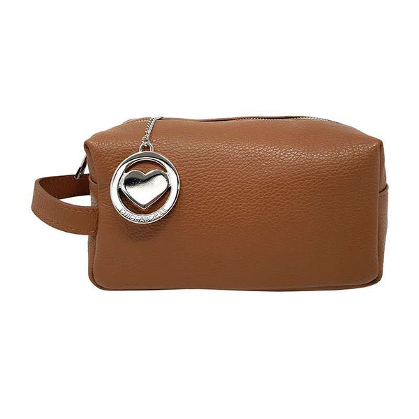 Unisex Leather Travel Beauty Case Toiletry Bag - K027. 