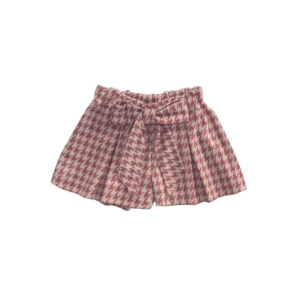 BERMUDA PIED DE POULE CON FIOCCO