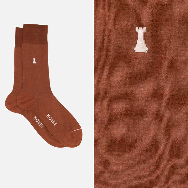 Federico II - Plain short sock 