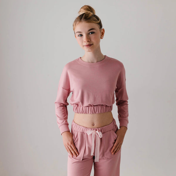 TOP CROPPED IN FELPA