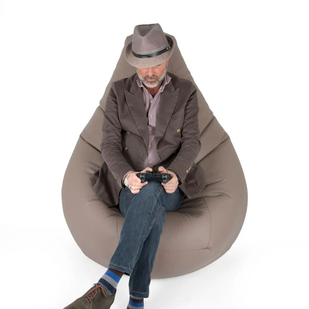 SESSANTOTTO 68 ECO, XXL Removable Eco-Leather Bean Bag Chair