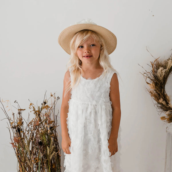 PETAL DRESS WITH BOW