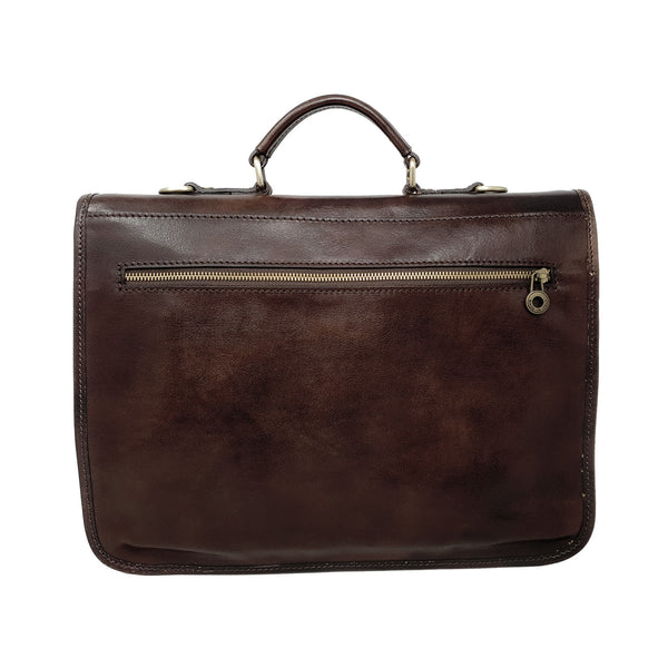 Borsa da lavoro Ventiquattrore Portadocumenti da Uomo Tracolla in pelle - 40x28x10 Cm - G225