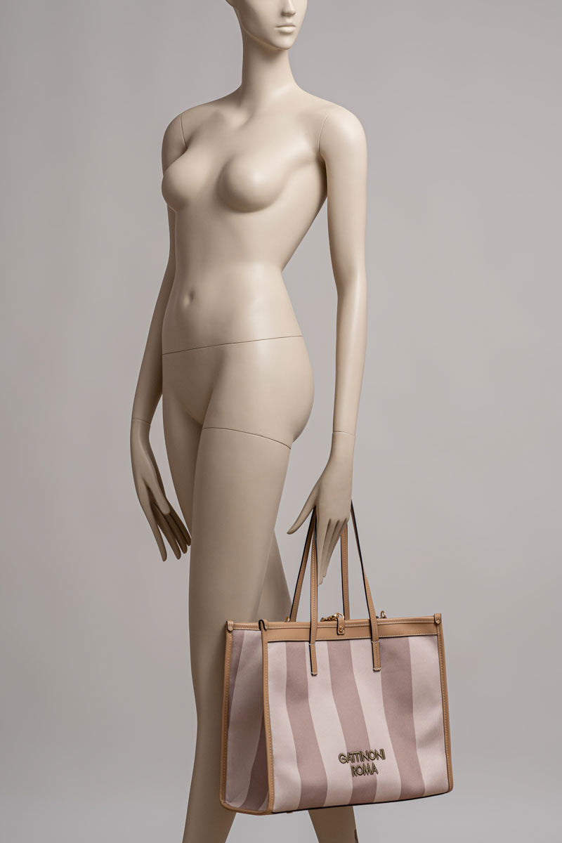 Shopping Bag Fernanda Straw Large Beige