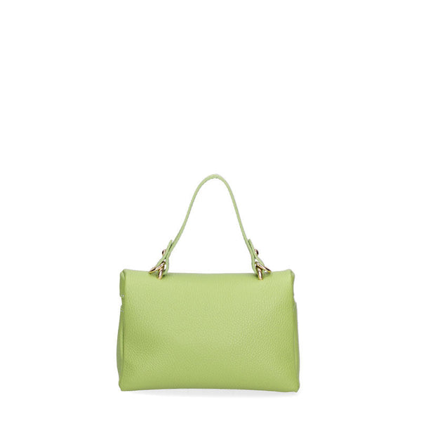 Women's Small Leather Clutch Bag with Double Zip Closure - 07160. 