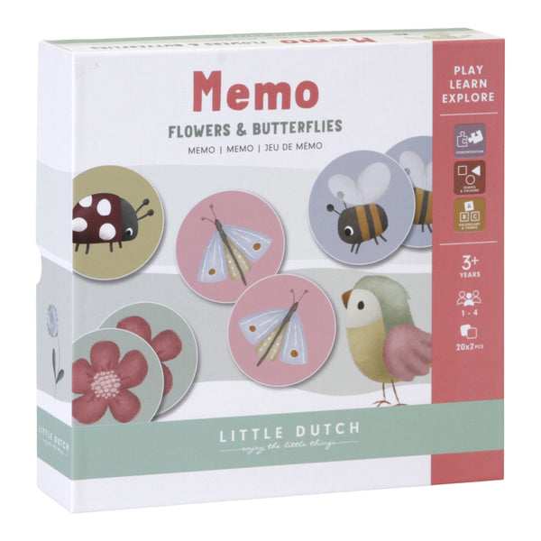 MEMO FLOWERS & BUTTERFLIES