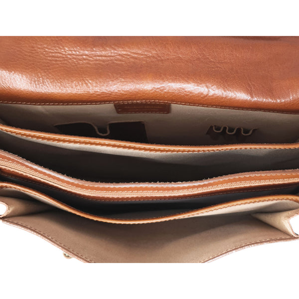 Borsa da lavoro Ventiquattrore Portadocumenti da Uomo Cartella in pelle - 39x28x9 Cm - G902