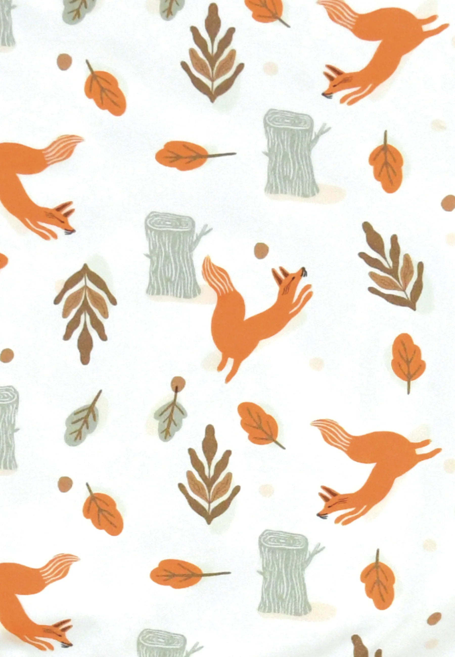 Bamboo Zip Up Romper - Foxes - Blue Balloon