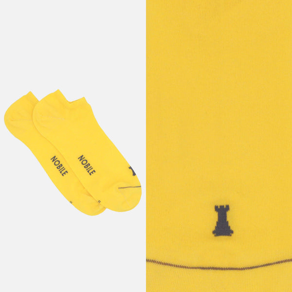 Pure Makò Cotton Ankle Socks - Solid Color 