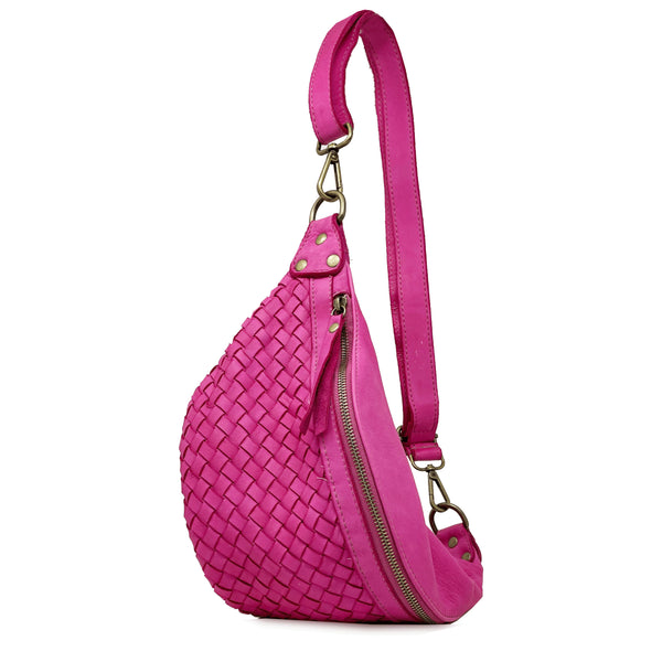Unisex Vintage Style Soft Leather Crossbody Fanny Pack - K036 