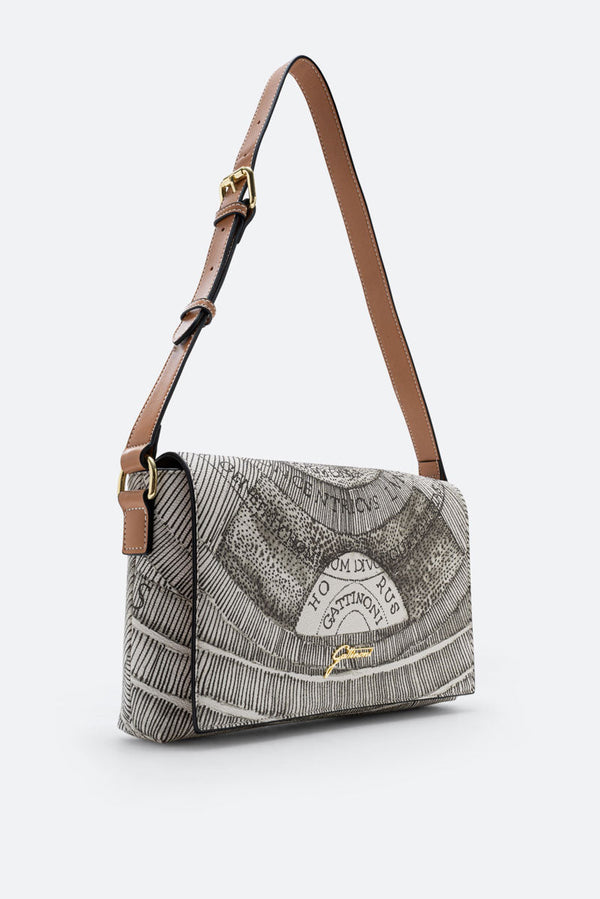 Flap Bag Planetarium Ink Sepia