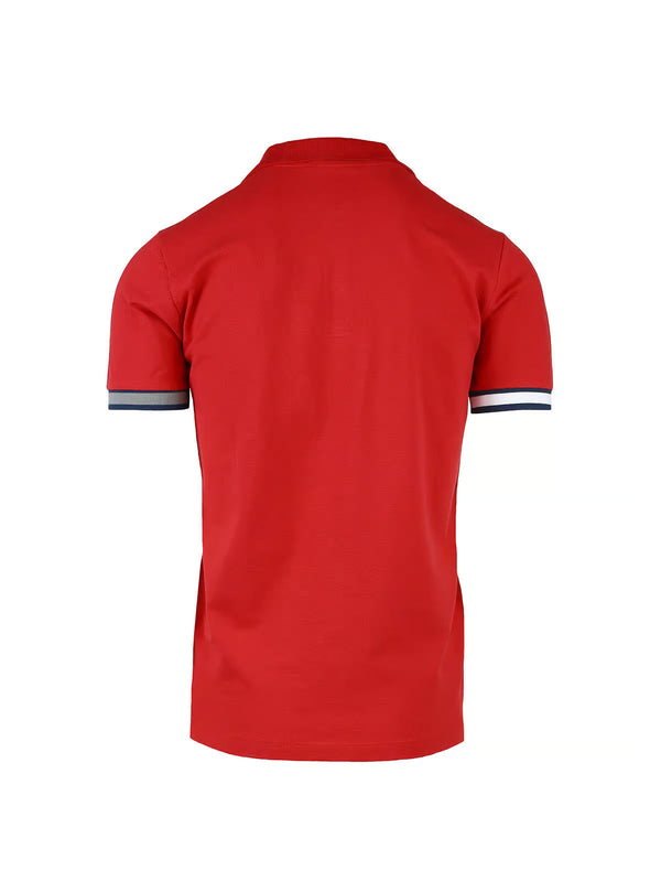 PIQUET SHORT SLEEVE POLO WITH CONTRASTING EDGES