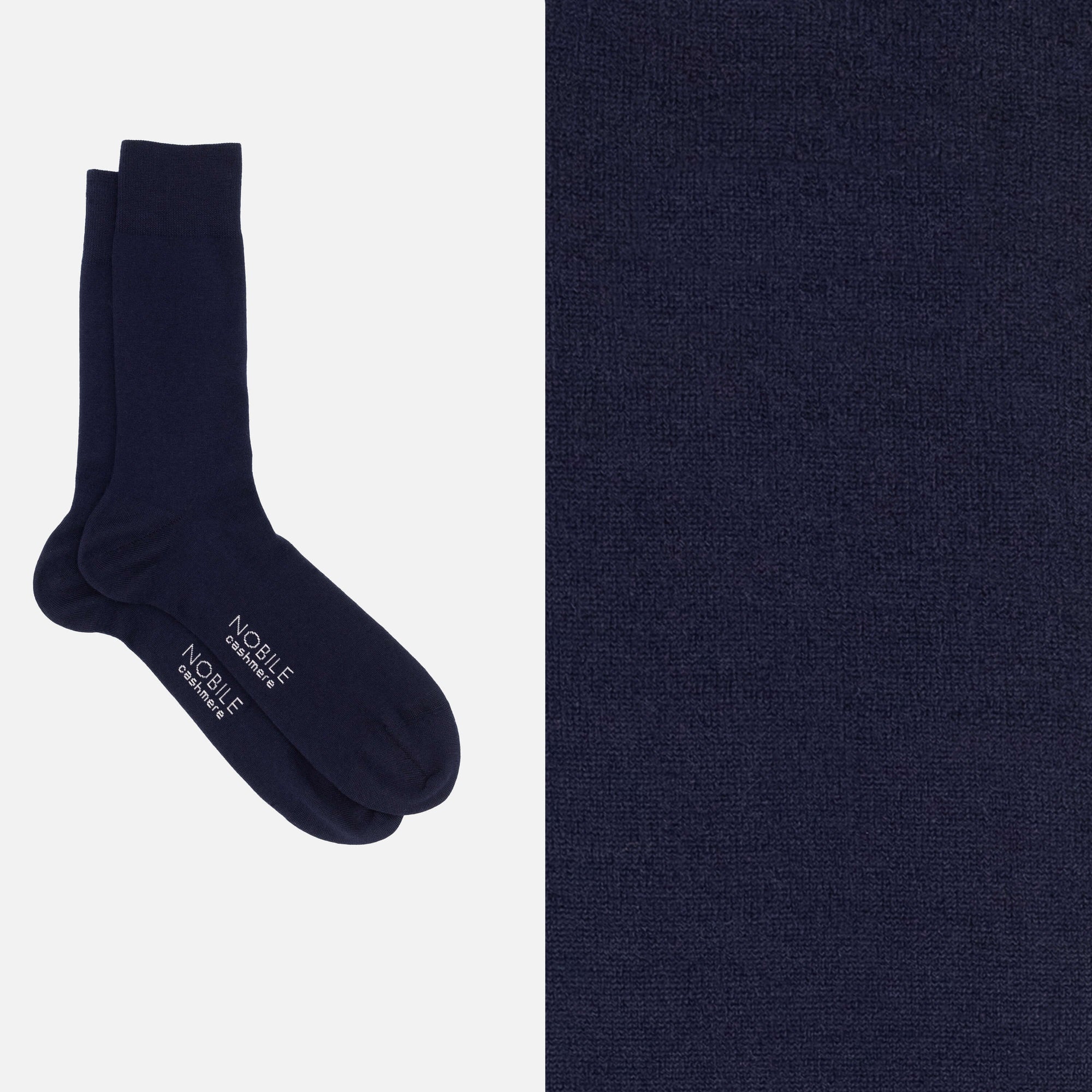 Nobile Luxury Essential - Calza corta in cashmere di Capra Hircus