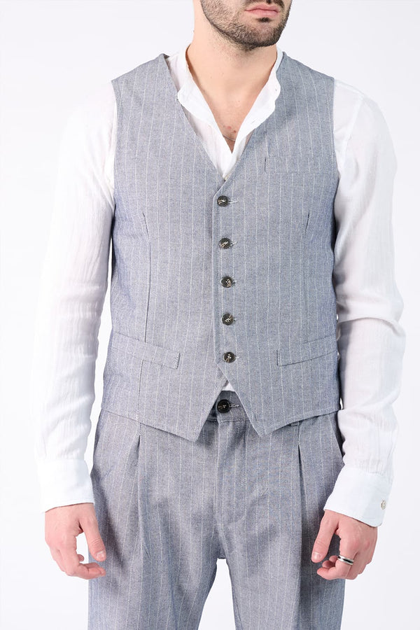 Men's Pinstripe Vest