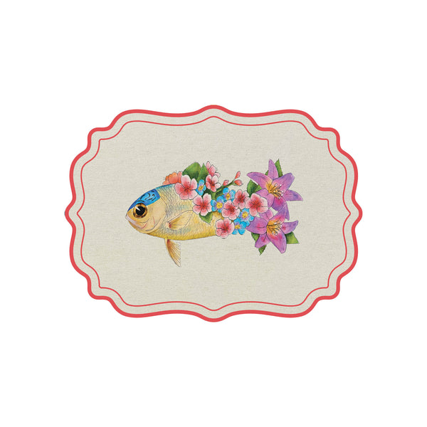 Flowery Animals Placemat