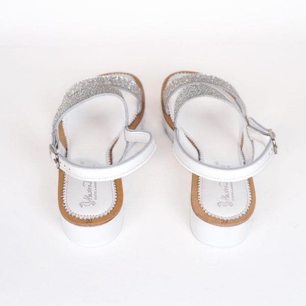 MastroDomenico Women's Handmade Sandals - Cloud