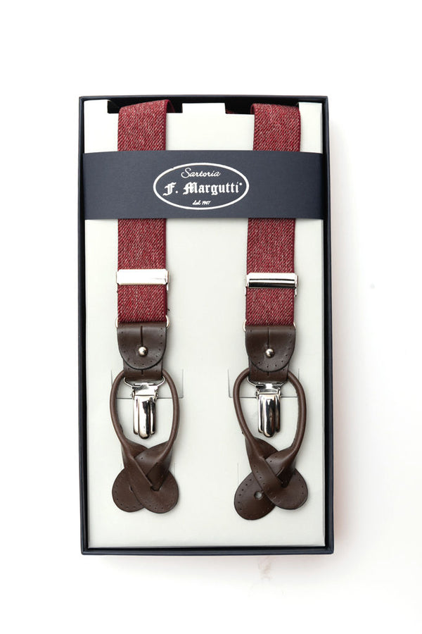 Wine-colored braces