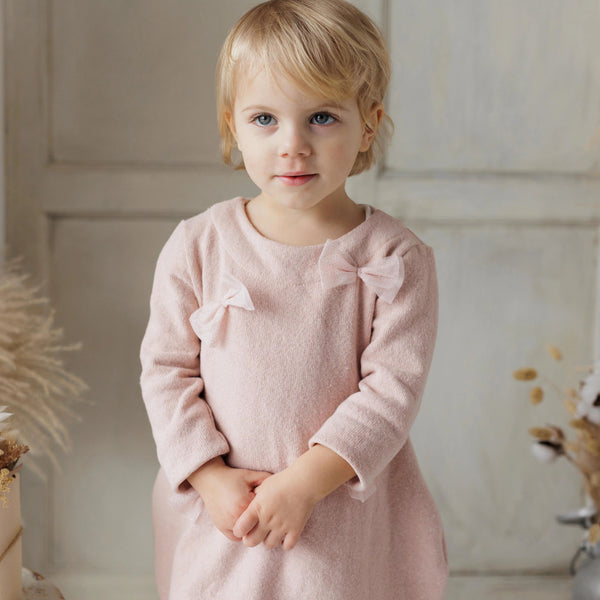 ABITO EGG-SHAPE CON FIOCCHI IN TULLE