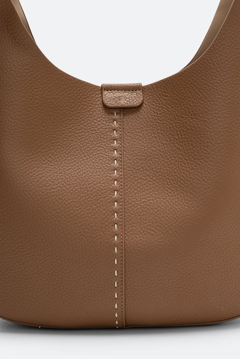 Hobo Bag Delia Large Tan