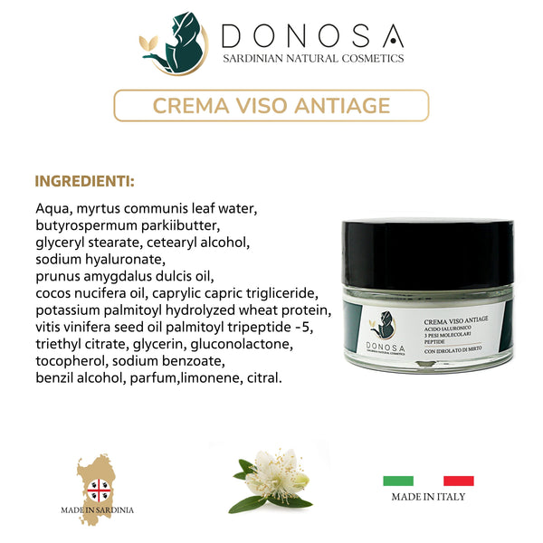 KIT  GEL DETERGENTE + CREMA VISO ANTIETÀ + OMAGGIO