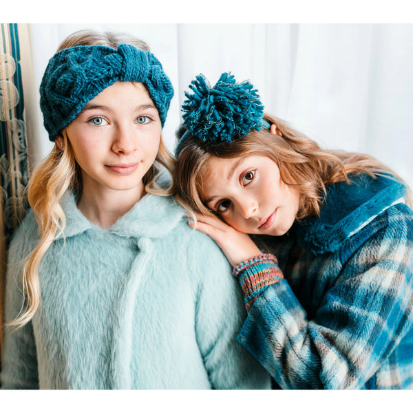 WOOL POMPOM HEADBAND