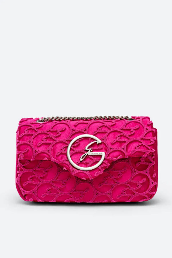 Flap Bag Lively Fuchsia Satin