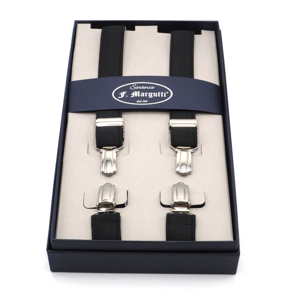 Elegant black thin braces